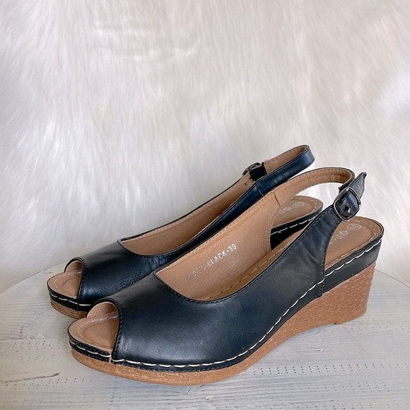 Patrizia By Spring Step NERYS Leather Shoes Size 39 - Picture 1 of 17